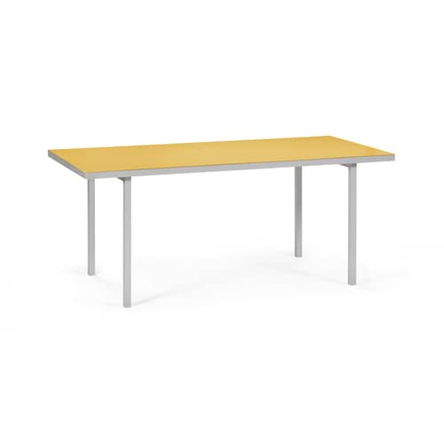 Table rectangulaire Alu table / 180 x 85 cm - (indoor/outdoor) - valerie objects - Jaune - Aluminium