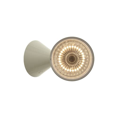 Applique Pose Surface LED métal beige / Orientable - Tom Dixon - Beige Mastic - Acier