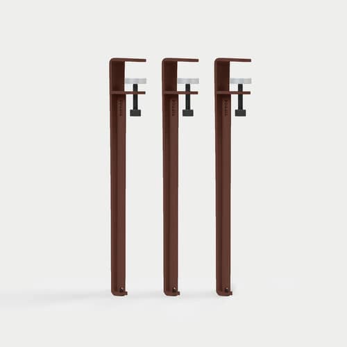 Couchtisch Vague by Uchronia holz natur / Ø 80 x H 43 cm – massive Eiche - TIPTOE - Braun / Eiche - Ökozertifizierte Massiveiche, thermolackierter Stahl