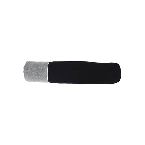 Tube long Cushion textile blue / Ø 15 x L 70 cm - Exclusive - Lelièvre Paris - Midnight Blue / Pepper - Fabric, Foam