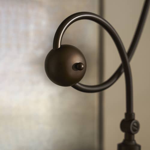 Lampe de table PH 1/1 Piano / Orientable - Édition limitée 2026 - Louis Poulsen - Terracotta poudré / laiton bruni - Laiton bruni, Verre soufflé bouche