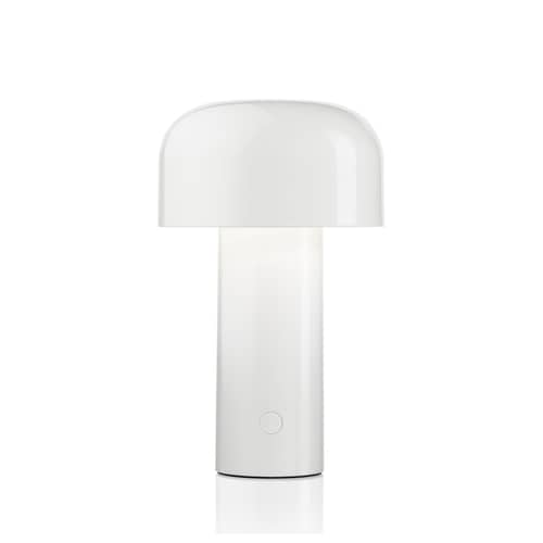 Lampe sans fil rechargeable Bellhop plastique blanc - Flos - Blanc - Polycarbonate