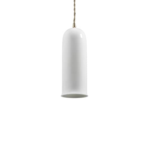Pendelleuchte Olympia n°2 keramik weiß / Ø 9,3 x H 24,5 cm - Serax - Nr. 2 / Ø 9,3 x H 24,5 cm - Porzellan