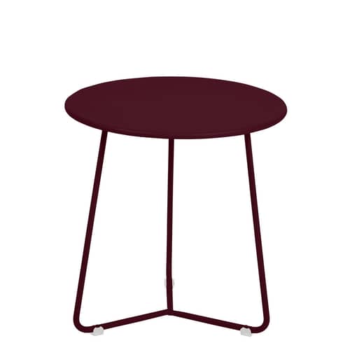 Tavolino d\'appoggio Cocotte metallo viola / Ø 34 x H 36 cm - Fermob - amarena - Acciaio verniciato