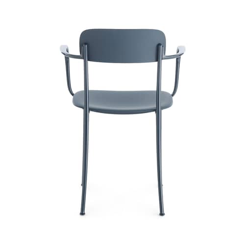 Savoia Dining chair plastic material blue - Kartell - Blue - Painted aluminium, Technopolymer