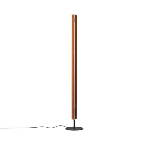 Seki-Han Floor lamp natural wood / Reissued 1963 - H 168 cm - Flos - Natural Ashwood - Ashwood, Iron