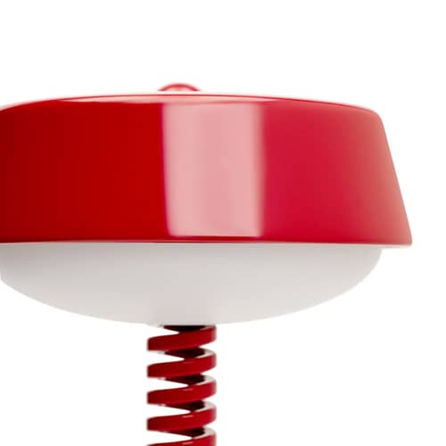 Kabellose, wiederaufladbare Außenlampe Bellboy metall rot Metall rot / Ø 18 x H 30 cm - Fatboy - Lobby-Rot - Aluminium, Polypropylen, Stahl