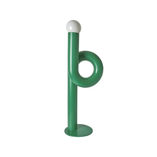 Lampada a stelo Petite Modulation metallo verde / H 120 cm - Esclusiva - Axel Chay - Verde - Acciaio laccato, Vetro
