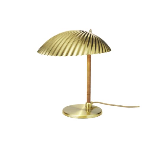 Lampe de table 5321 métal or / Réédition 1938 - Laiton - Gubi - Laiton - Laiton, Textile