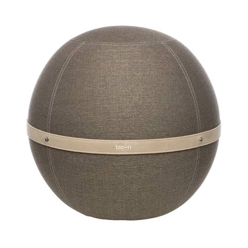 Pouf Original XL / Siège ergonomique - Ø 65 cm / Tissu chiné - BLOON PARIS - Taupe - PVC, Tissu polyester