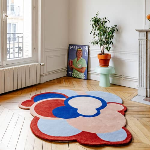 Tappeto Insomnia tessuto multicolore / Ø 150 cm - Tuftato a mano - COLORTHERAPIS - Ø 150 cm - Lana vergine della Nuova Zelanda