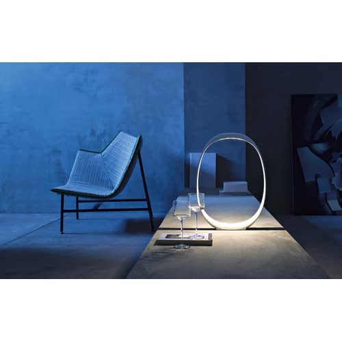 Tischleuchte Anisha Grande LED plastikmaterial weiß - LED - H 46 cm - Foscarini - Weiß - ABS