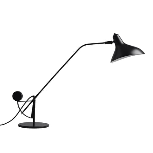 Tischleuchte Mantis BS3 metall schwarz / H 84 cm - Neuauflage des Originals aus dem Jahr 1951 - DCW éditions - Schwarz - Aluminium, Stahl