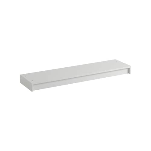 Zubehör  holz grau / Sockel B 131 x T 35 x H 10 cm - Für Module Stacked Medium oder Large - Muuto - Grau - mitteldichte bemalte Holzfaserplatte
