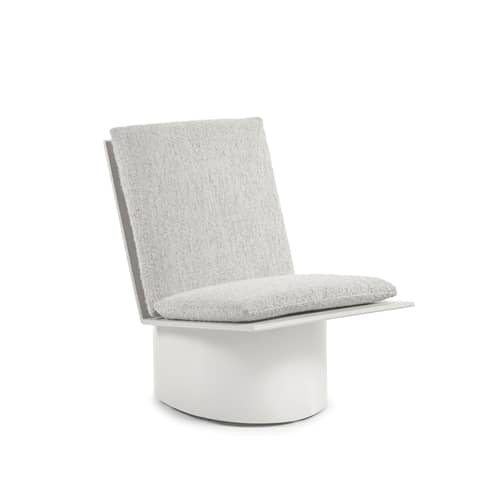 Indoor Accessory textile grey / For Valérie low armchair - Serax - Indoor / Grey - Foam, Linen, Wool