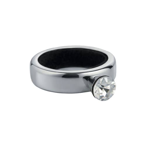 Anneau anti-goutte Noè métal / Pour bouteilles de vin - Alessi - Acier - Acier inoxydable 18/10