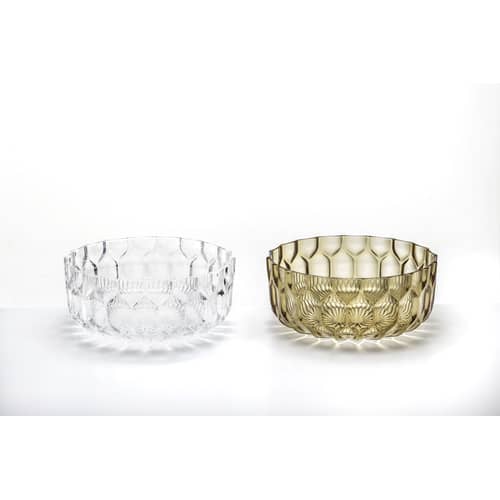 Jellies Family Salad bowl plastic material transparent Ø 32 cm - Kartell - Cristal - Thermoplastic technopolymer