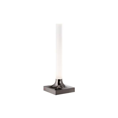 Schnurlosleuchte Goodnight LED plastikmaterial metall - Kartell - Titanium - PMMA, Recyceltes ABS