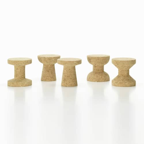 Tabouret Cork Family - Modèle A liège marron beige / Liège - Jasper Morrison, 2004 - Vitra - Modèle A - Liège