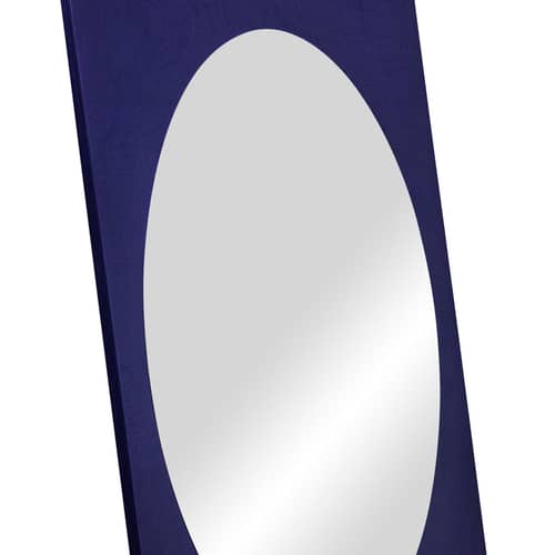 Wandspiegel Aku holz blau / B 70 x H 90 cm - NOO.MA - Süße Heidelbeerfarben -  Verre miroir, Birkenholzfurnier