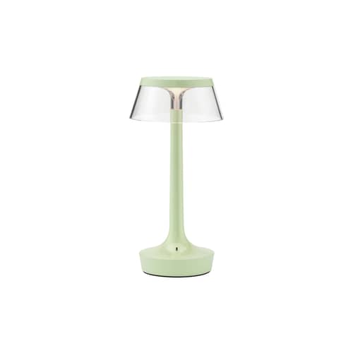 Bon Jour Unplugged Wireless rechargeable lamp plastic material green / LED - Sensitive Dimmer - Flos - Fresh Mint - ABS, PMMA