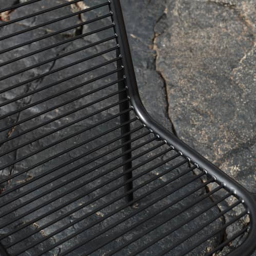Chaise empilable Vig métal noir - Normann Copenhagen - Noir - Acier thermolaqué