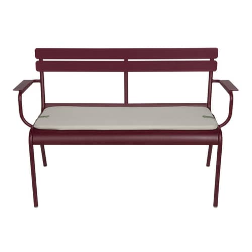 Cuscino per panca Color Mix tessuto beige / 106 x 35 cm - Fermob - Corda - Espanso, Tessuto acrilico