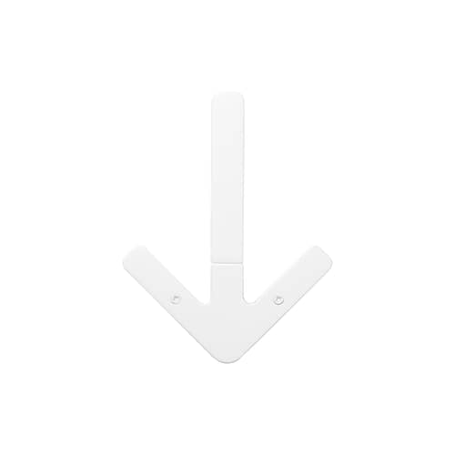 Arrow Hook by Design House Stockholm - White - Lacquered aluminium
