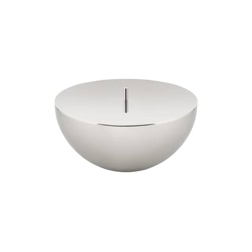 Kerzenleuchter Rocc large Ø 20 cm metall / Behälter allein (Kerze separat erhältlich) - Alessi - Kerzenleuchter / Stahl - rostfreier Stahl