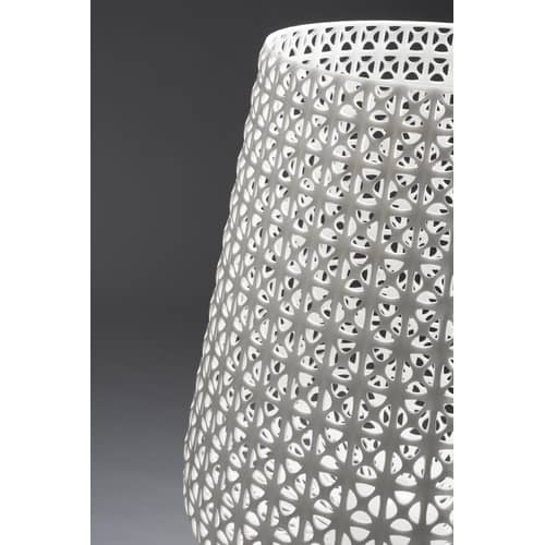 Lampadaire Kabuki Indoor plastique vert / LED - Pour l\'intérieur - H 165 cm - Kartell - Vert transparent - Technopolymère thermoplastique