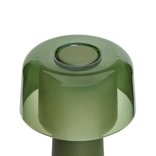 Lampe extérieur sans fil rechargeable Revolve LED vert - Fatboy - Vert mousse - Aluminium, Polycarbonate