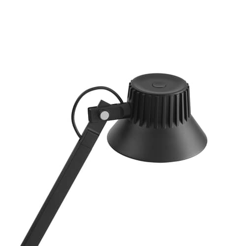 Lampadaire Dedicate LED métal noir / Orientable - Muuto - Noir - Acier, Aluminium