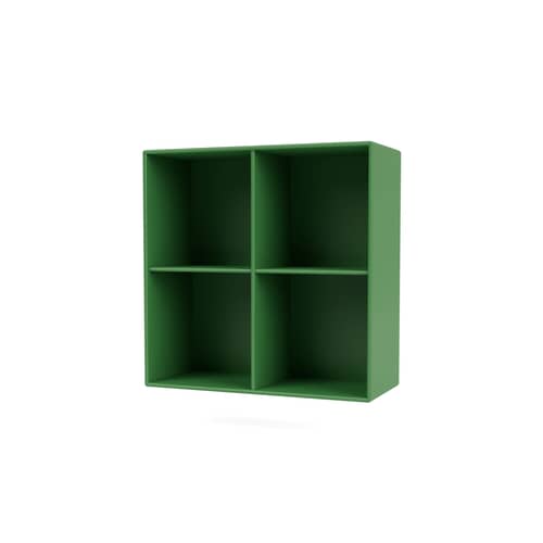 Portaoggetti da parete Show legno verde / L. 69,6 x P. 30 x H. 69,6 cm - MONTANA - Prezzemolo 152 - MDF laccato