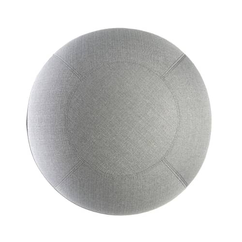 Pouf Original XL / Siège ergonomique - Ø 65 cm / Tissu chiné - BLOON PARIS - Gris éléphant - PVC, Tissu polyester