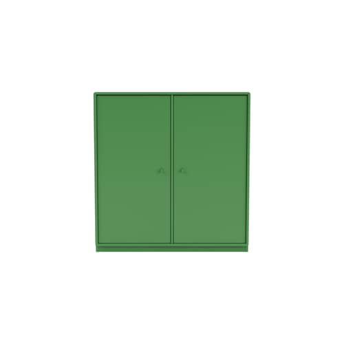 Rangement Cover Cabinet bois vert / L 69.6 x P 30 x H 72,6 cm - 2 portes - MONTANA - Parsley 152 - MDF laqué