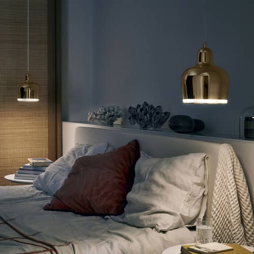 Sospensione Golden Bell A330S metallo oro / Alvar Aalto, 1937 - ARTEK - Ottone - Ottone tornito