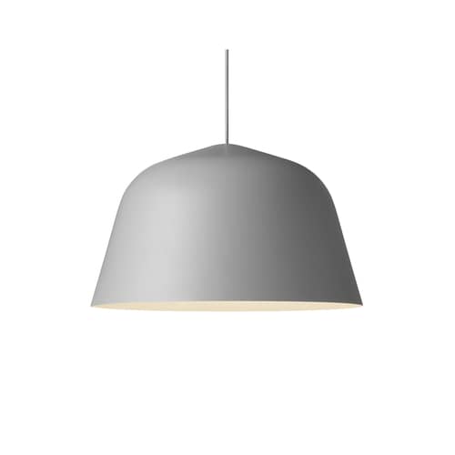 Suspension Ambit métal gris / Ø 40 cm - Muuto - Gris - Aluminium