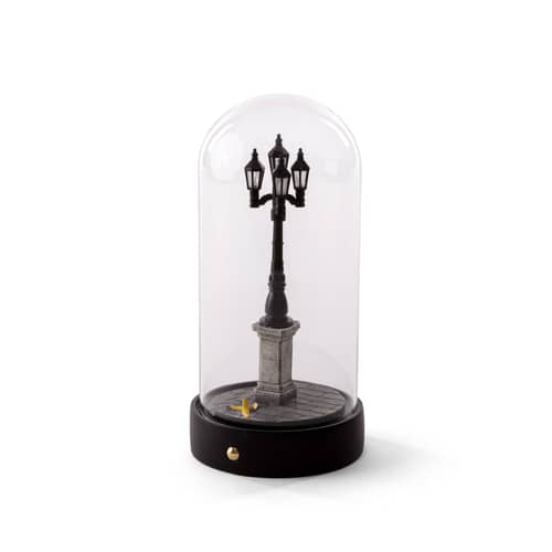 My Little Corner LED Table lamp glass transparent / LED - H 22 cm - Seletti - Black / Transparent - Glass, Resin