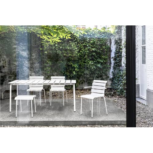 Tavolo rettangolare Aligned metallo bianco / By Maarten Baas - 170 x 85 cm / Alluminio - valerie objects - bianco - Alluminio termolaccato