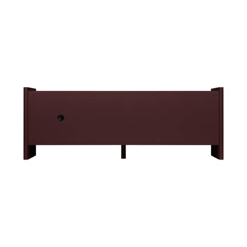 TV Möbel Rali holz rot / B 160 x H 58 cm - NOO.MA - Heidelbeerwein - Holzfaserplatte