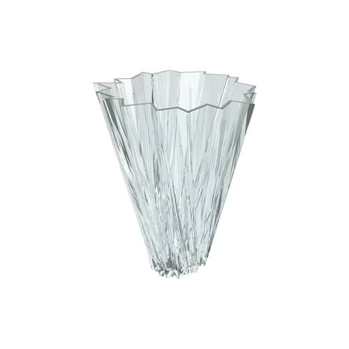Vaso Shanghai materiale plastico trasparente / Mario Bellini, 2012 - Kartell - Cristallo - PMMA