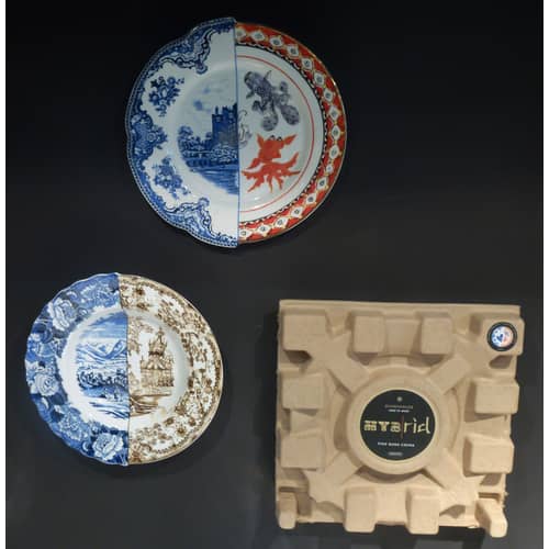 Assiette Hybrid Isaura céramique multicolore Ø 27,5 cm - Seletti - Isaura - Porcelaine