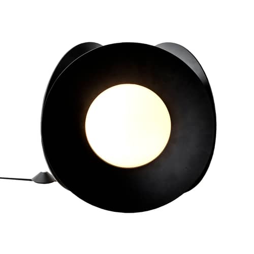 Lampe de table Armen LED / Ø 31 x H 31 cm - DCW éditions - Noir - Aluminium, Verre