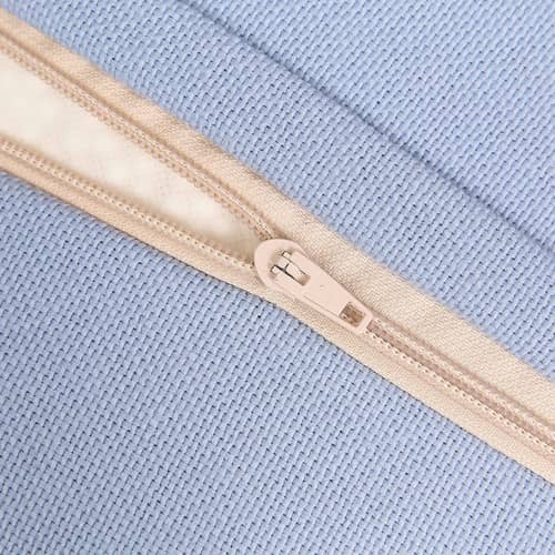 Sitzkissen für Kinder Oasis textil blau - NOBODINOZ - Baltic-Blau - Expandiertes Polystyrol, Kunstleder, Organische Baumwolle