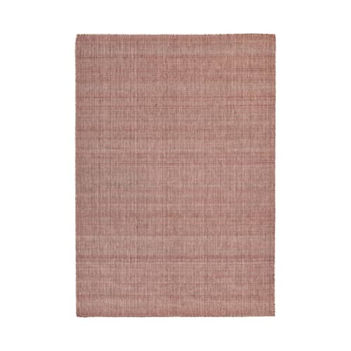 Tapis d\'extérieur Haze rouge / 140 x 200 cm - Hay - Rouge fer - Polyester recyclé, Viscose