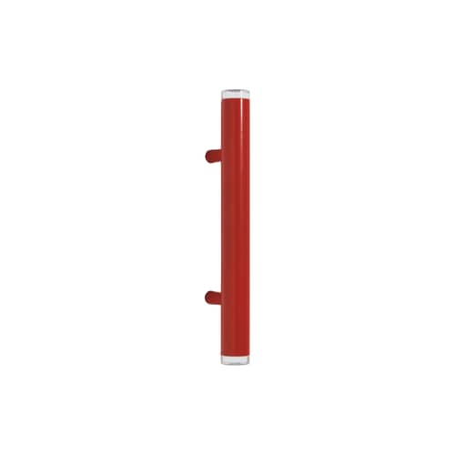 Bad-Wandlampe Pyl metall rot / L 75 cm - Petite Friture - Rot - bemalter Stahl, Pressglas