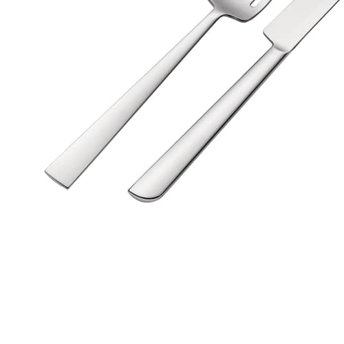 Ménagère Asta métal / 24 couverts - 6 personnes / Seconde vie - Alessi - Acier poli - Acier inoxydable