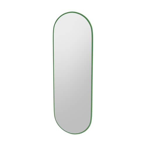 Miroir mural Colour Frame - Figure bois vert / 46,8 x 138 cm - MONTANA - Parsley 152 -  Verre miroir, MDF laqué