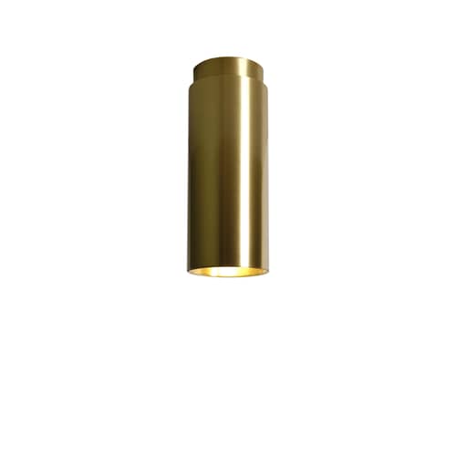 Plafonnier Tobo C65 métal or / Ø 6,5 x H 16,5 cm - DCW éditions - Or - Laiton