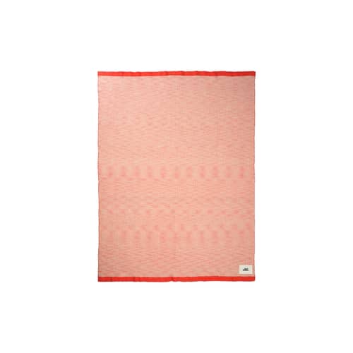 Plaid Thread orange / 140 x 180 cm - Tom Dixon - Orange & blanc - Coton, Laine